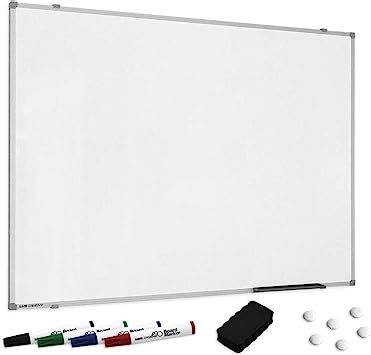 Tableau Blanc Basic Magnétique Laqué 90x120 cm avec kit d accessoires