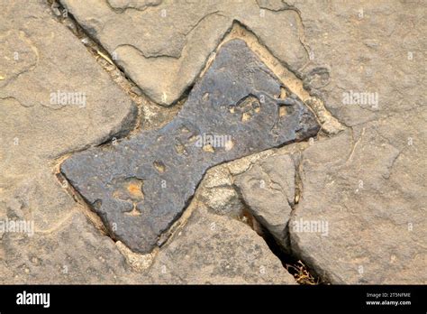 Iron Mortise And Tenon Joint，closeup Of Photo Stock Photo Alamy