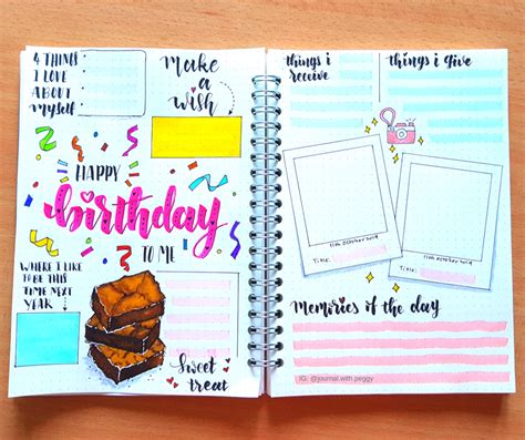 Birthday Bullet Journal Ideas How To Journal Your Birthday