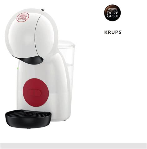 User manual Krups Nescafé Dolce Gusto Piccolo XS English 20 pages