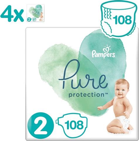 Pampers Pure Protection Luiers Maat Kg Stuks Maandbox