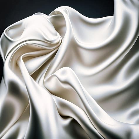 Premium AI Image Elegant Abstract Flowing Satin Silk Fabric