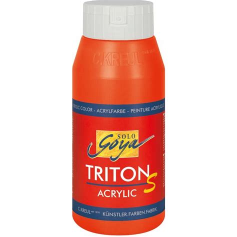 Kreul Solo Goya Acrylic Triton S Echtrot Ml K Nstlerfarben