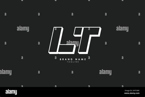 Letras Del Alfabeto Iniciales Monograma LOGO LT TL L Y T Imagen