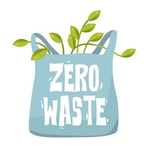 Zero waste. Eco life - reuse, reduce, recycle. Cartoon vector ...