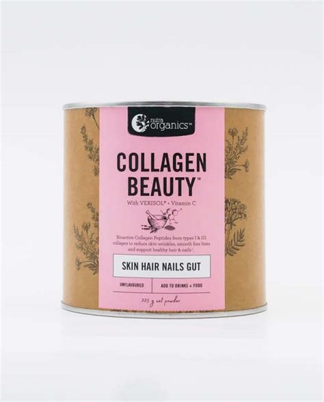 Nutra Organics Collagen Beauty With Bioactive Collagen Peptides