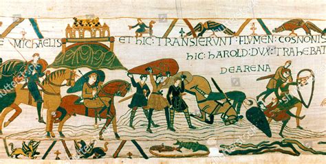 Bayeux Tapestry Harold Godwinson Earl Editorial Stock Photo