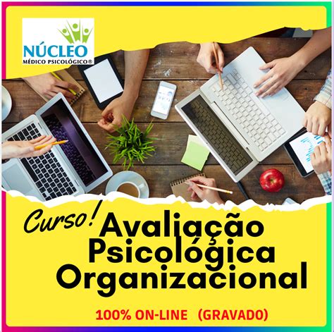 Curso Avaliação Psicológica Organizacional 30h EAD 100 GRAVADO