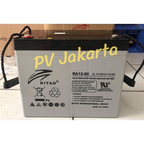 Jual Aki Baterai Ritar Power RA12 80 VRLA 12V80Ah High Premium Quality