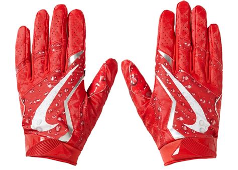 Supreme Nike Vapor Jet 4.0 Football Gloves Red - FW18