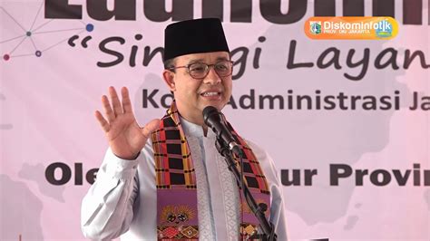 30 Ags 2019 Gub Anies Baswedan Menghadiri Acara Peluncuran SILA YouTube