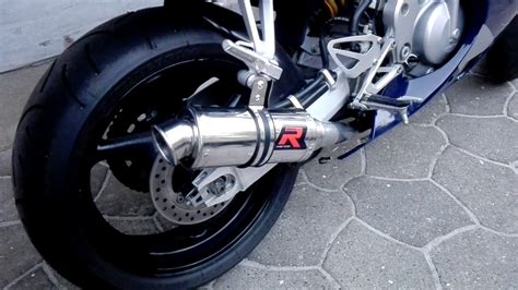 Cbr 600 F4i Dominator Gp1 Exhaust Youtube