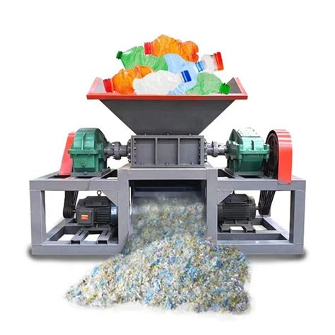 Pipe Barrel Bottle Film Disk Plastic Shredder Recycling Machine Plastic