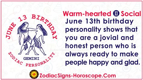 Understanding The 13th June Zodiac Sign Traits Compatibility And More