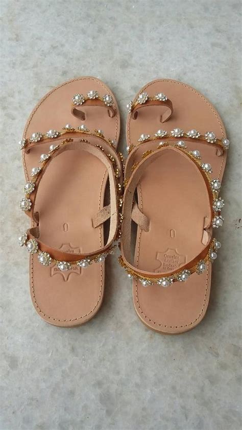 Iokasti Free Shipping Greek Genuine Leather Sandals Bridal Etsy