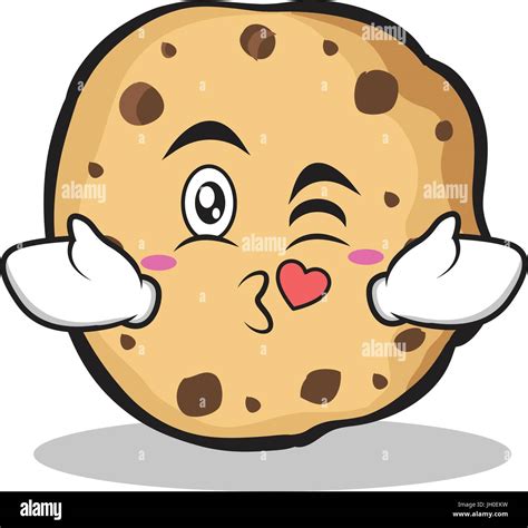 Kissing Sweet Cookies Character Cartoon Stock Vector Image And Art Alamy