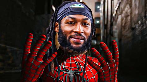 Vikings Aaron Jones Hits Fans With Spider Man Celebration After