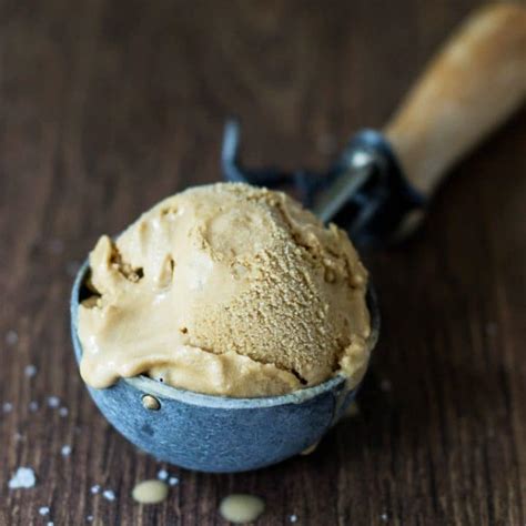 Salted Caramel Ice Cream Vegan Paleo Wallflower Kitchen