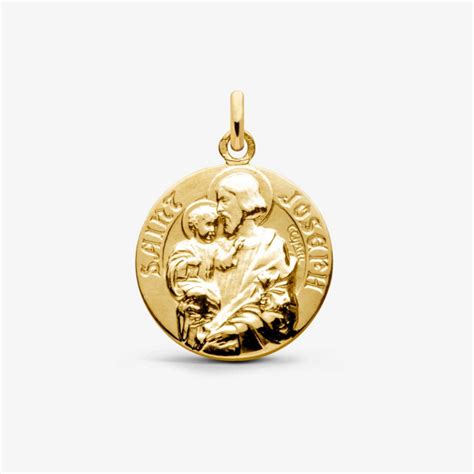 Médaille De Baptême Saint Joseph Or Jaune Beck Arthus Bertrand