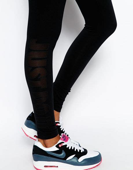 Nike Just Do It Leggings In Black Lyst