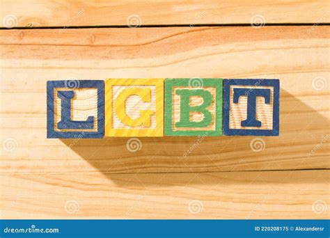 Spectacular Colorful Wooden Cubes With The Colors Of The Lgbtq Gay Pride Flag With The Word Lgbt