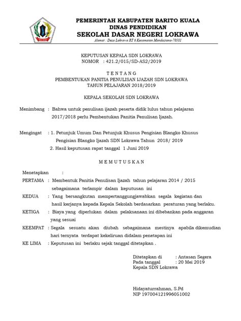 Sk Penulisan Ijazah Pdf