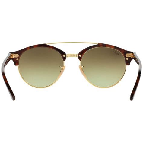 Lentes De Sol Ray Ban Clubround Double Bridge Rb4346 9907o Unisex