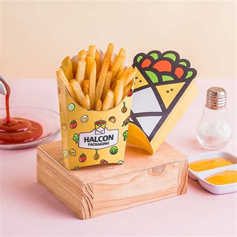 French Fries Packaging Box Color Multicolor At Rs 8 Piece In