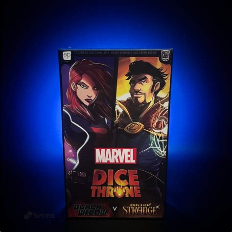 Marvel Dice Throne Black Widow V Doctor Strange Board Game Original