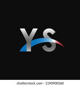 Initial Letters Ys Overlapping Movement Swoosh Stock Vector Royalty