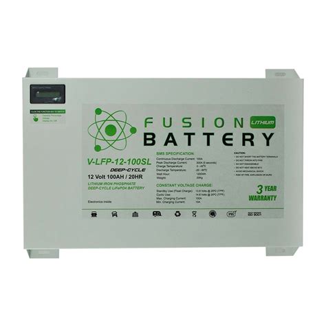 Buy Fusion 12v100ah Lithium Deep Cycle Battery Powerworld