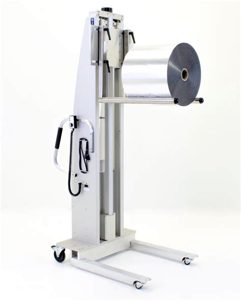 Roll Handling Lift With Dual Adjustable Prongs Alum A Lift