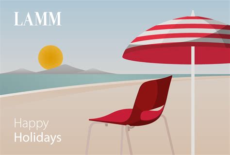 Summer Holiday Closing Notice Lamm