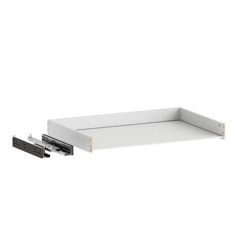 Structure De Tiroir Pour Caisson Spaceo Evo M Blanc H 8 X L 75 2 X P48 Cm Leroy Merlin