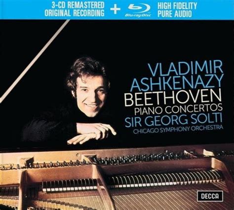 Компакт диск Beethoven Piano Concertos 1 5 — Vladimir Ashkenazy Chicago Symphony Orchestra