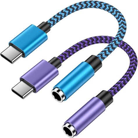 Amazon.com: USB-C to 3.5mm Audio Headphone Adapter for Samsung Galaxy