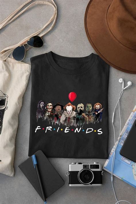 Halloween Horror Movie Killers Scary Friends Shirt Friends Halloween