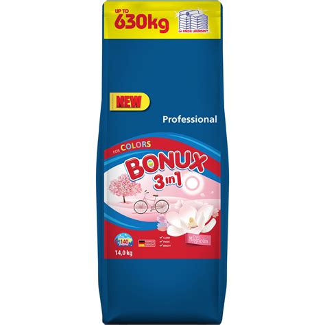 Detergent Automat Bonux 3in1 Professional Color Magnolia 140 Spalari