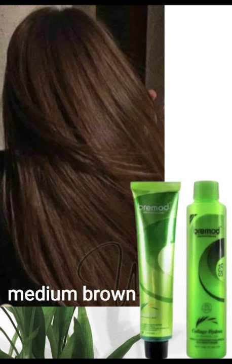 Medium Brown Bremod Hair Color With Ml Oxidizer Lazada Ph