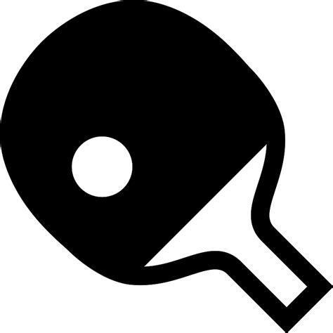 Table Tennis 2 Vector Svg Icon Svg Repo