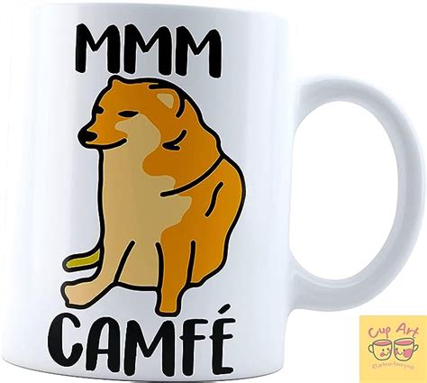 Cupart Taza Meme Taza Meme Cheems Mmm Camf Para Caf O T