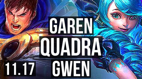 Garen Vs Gwen Top Quadra 12 1 3 6 Solo Kills Legendary 700