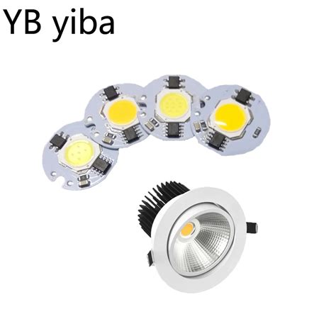 Yb Yiba Pcs Lot Led Cob Chip V Light Bulbs W W W W Lenses For