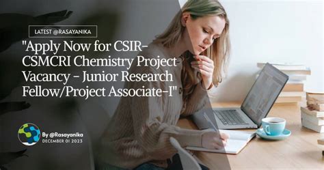 Csir Csmcri Chemistry Project Vacancy Applications Invited