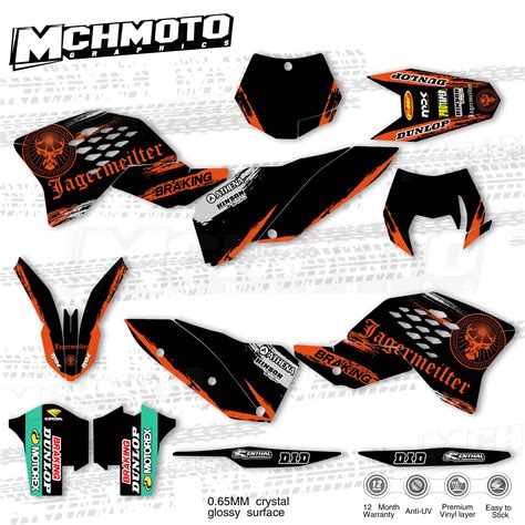 Mchmfg Pegatinas Gr Ficas Completas Para Fondo De Motocicleta