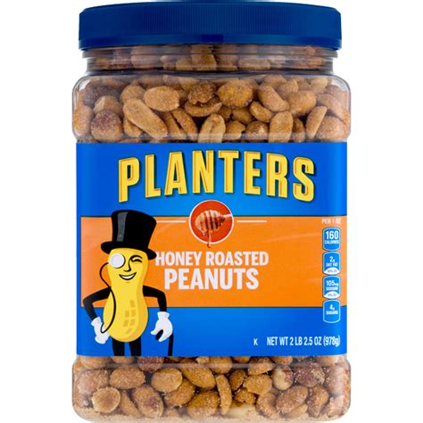 Planters® Honey Roasted Peanuts 34 5 Oz Jar Planters® Brand