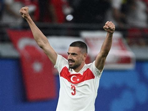 Video Euro 2024 Turkeys Merih Demiral Scores Record Breaking Goal