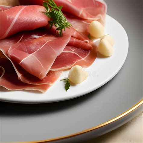 Jamón Español O Prosciutto De Italia Delicioso Jamón Serrano De Carne