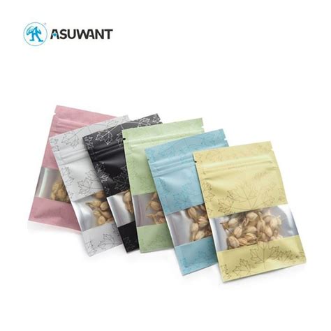 China Resealable Stand Up Pouch Food Packaging Ziplock Mylar Bags