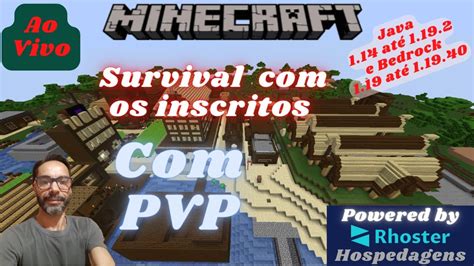 Minecraft Os Inscritos Survival Java E Bedrock Pvp Ao